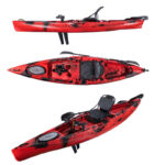12 Pedal Fishing Kayak - Ultra-Light 60lbs with 170kg Capacity