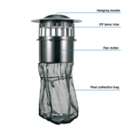 26W Dual UV Mosquito Killer - 250m² Industrial Coverage
