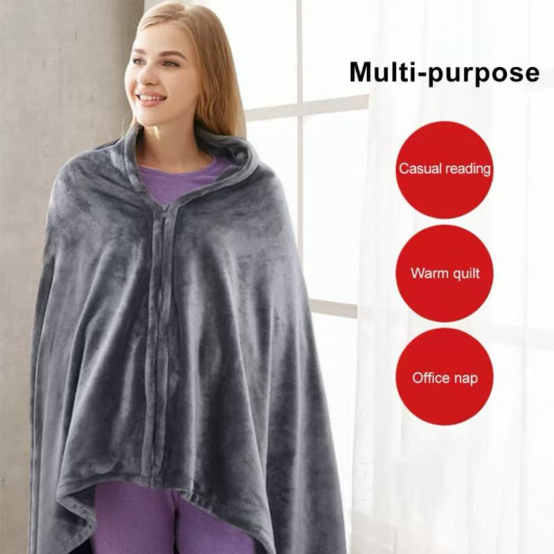 3-in-1 Heated Poncho Blanket