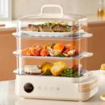 1500W Commercial Electric Steamer - 430 Stainless Steel