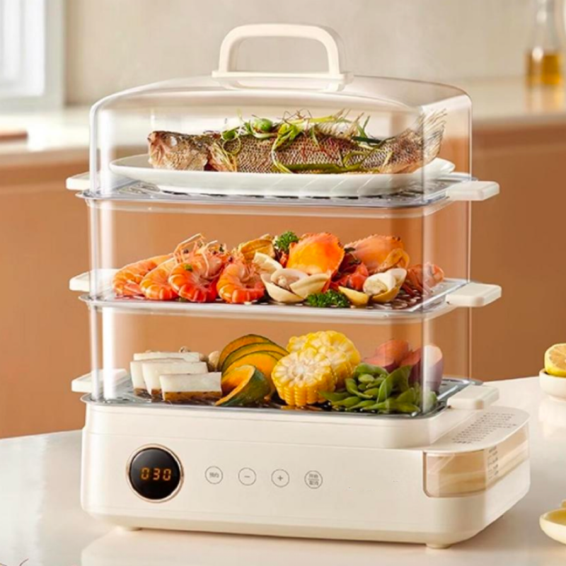 1500W Commercial Electric Steamer - 430 Stainless Steel