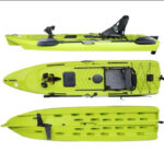 Fishing Kayak – Extra-Wide Standing Deck, Fins Pedal Drive & 6 H-Tracks