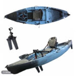 10FT Single Flap Pedal Fishing Kayak – Hands-Free Pedal Drive, Ultra-Stable for Fishing