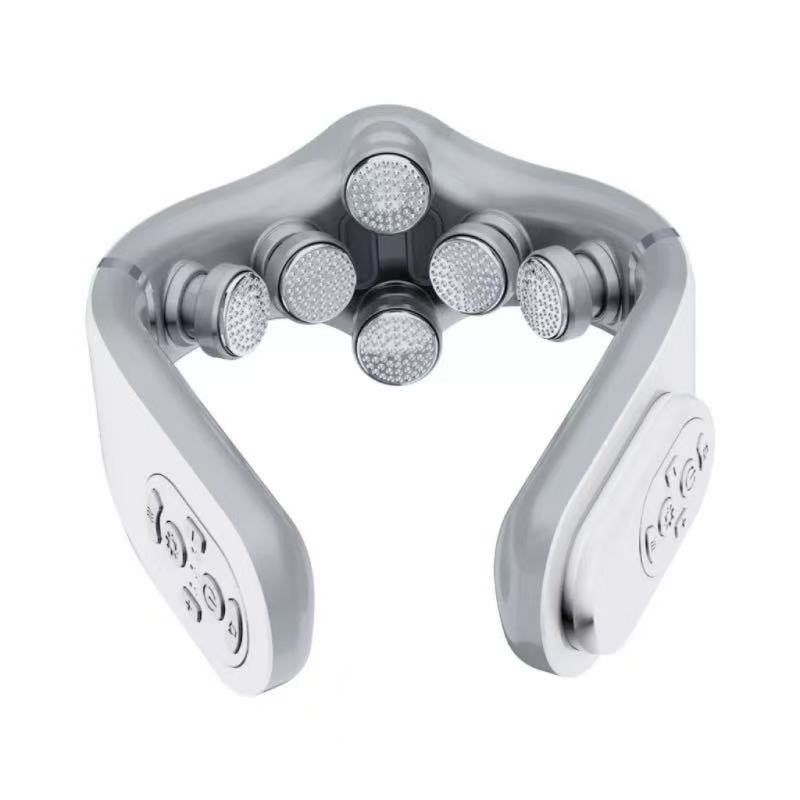6D Intelligent Cervical Neck Massager Magnetic Pulse,12 Modes