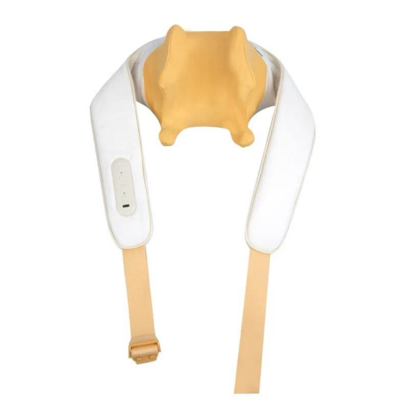 8D Trapezius Neck Massager – 3 Modes, 3-Level Heat,Voice Guide