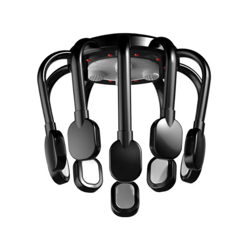 Smart AI Head Massager with Heat & Bluetooth