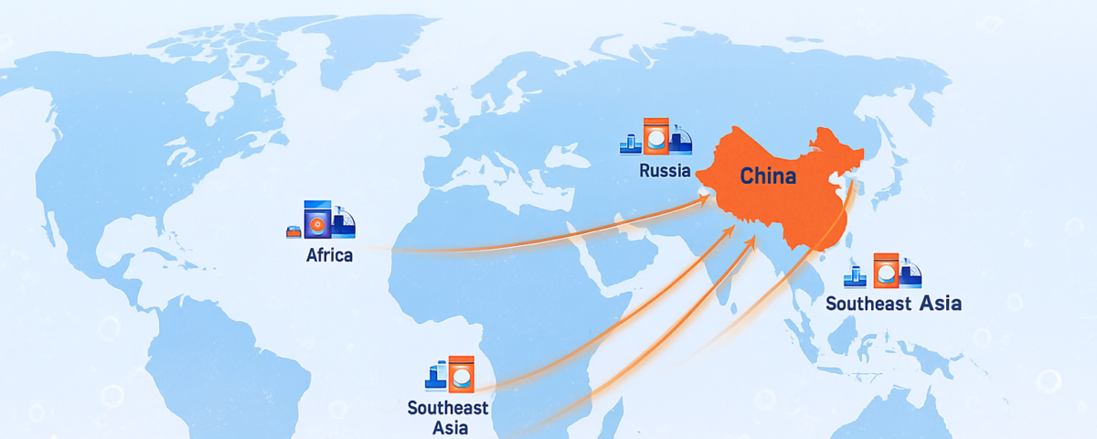 Top Countries Importing Detergent Powder from China in 2025