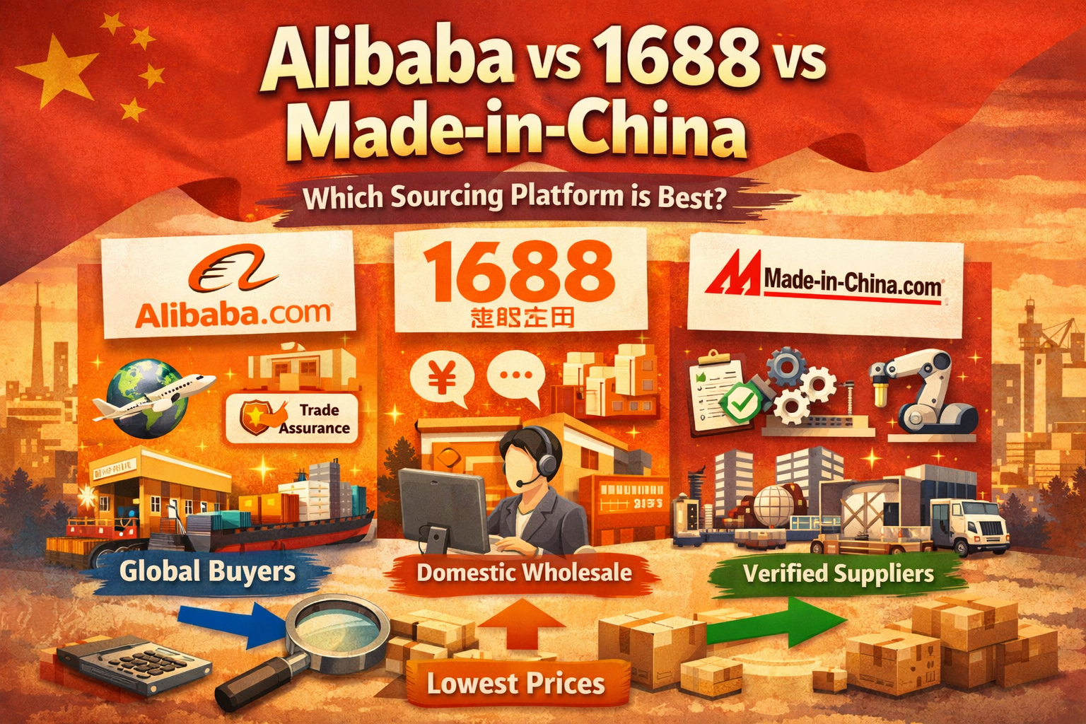 Alibaba vs 1688 vs Made-in-China