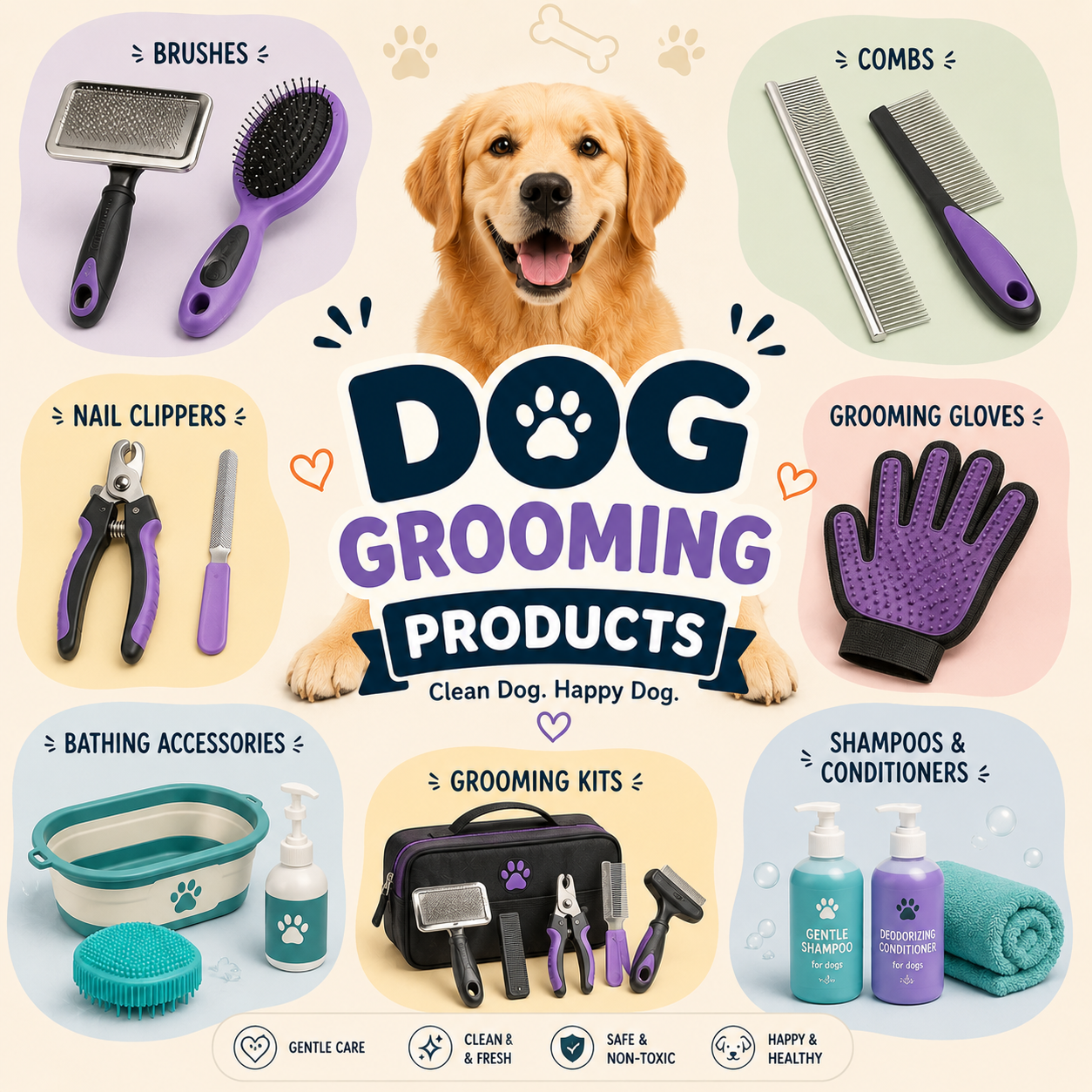Dog grooming products